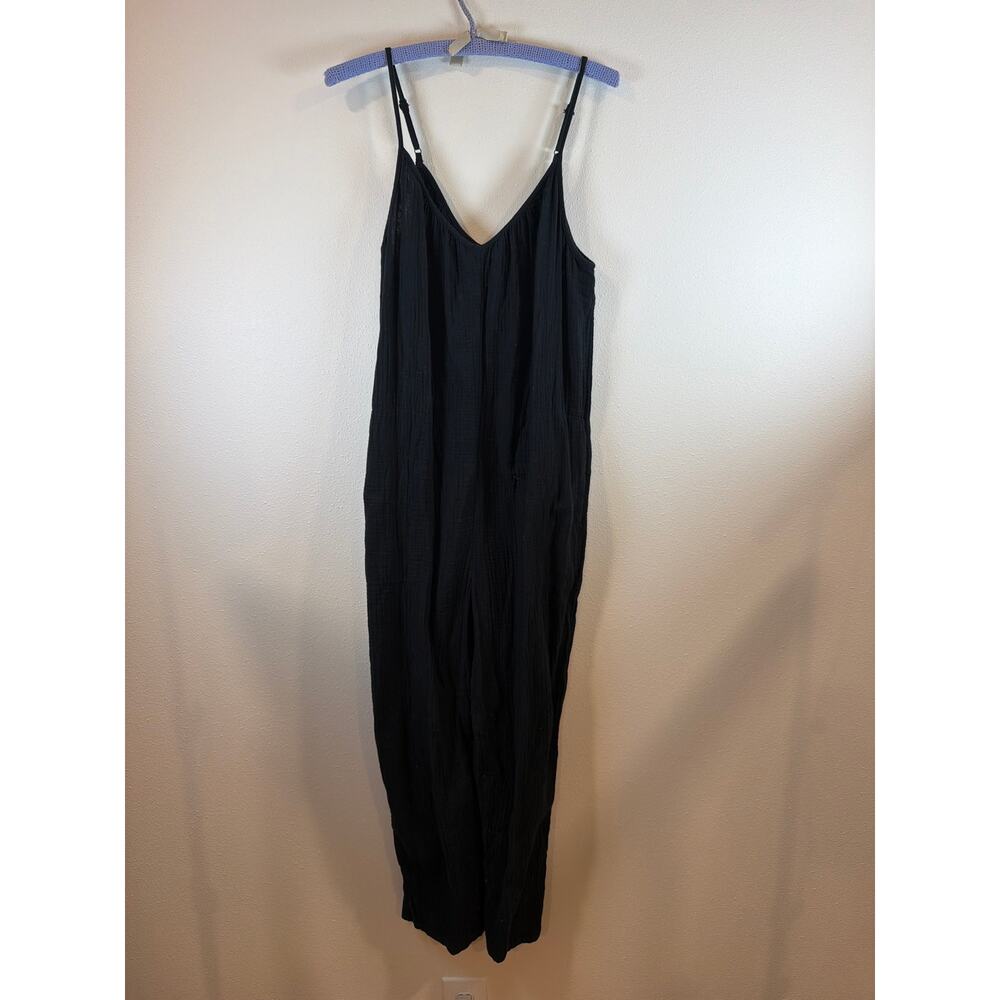 Universal thread crinkle cotton romper